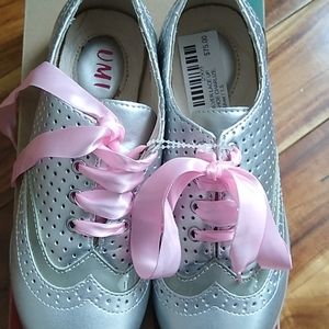 Brand New silver lace up shoes